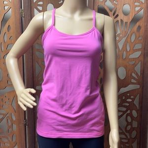 Lululemon Power Y Pink Tank Top